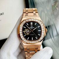 [Chính Hãng 100%] Đồng Hồ Nam  Carnival Nautilus 8128G (8128) (Viền Đá) Máy Cơ (Automatic) Japan Siz 40 Full Box Rose