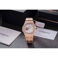 [Chính Hãng 100%] Đồng Hồ Nam Carnival Nautilus 8128G (8128) (Viền Đá) Máy Cơ (Automatic) Japan Siz 41mm Full Box