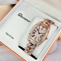 [Chính Hãng 100%] Đồng Hồ Nữ Davena 61503 (D61503) Máy Quartz (Pin) Kính Sapphiare Siz 36mm Full Box Rose