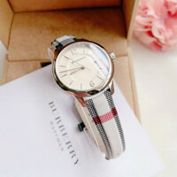 [Chính Hãng 100%] Đồng Hồ Nữ Burberry BU10103 (10103) Máy Quartz (Pin) Kính Sapphiare Mặt Tròn Siz 32mm Full Box