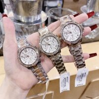 [Chính Hãng 100%] Đồng Hồ Nữ  Michael Kors MK7213 (7213) Máy Quartz (Pin) Mặt Tròn Siz 36mm Dây Thép Không Gỉ Rose