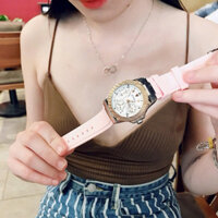 [Chính Hãng 100%] Đồng Hồ Nữ Guess W1094L4 (1094) Máy Quartz (Pin) Kính Khoáng Mặt Siz 38 Dây Silicon Hồng Fullbox