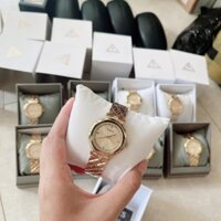 [Chính Hãng 100%] Đồng Hồ Nữ Guess GW0613L2 (0613) Máy Quartz (Pin) Kính Sapphiare Siz 34mm Dây Kim Loại Rose Full Box