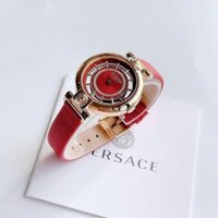 [Chính Hãng 100%] Đồng Hồ Nữ Versus by Versace VSP1H0321 (0321) Máy Quartz (Pin) Kính Khoáng Siz 36mm Dây Da Đỏ Full Box