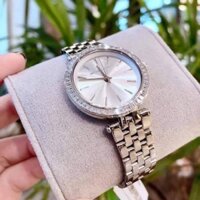 [Chính Hãng 100%] Đồng Hồ Nữ  Michael Kors MK3364 (3364) Máy Quartz (Pin) Mặt Tròn viền đá Siz 33mm Dây Thép Không Gỉ