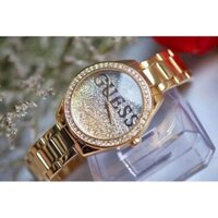 [Chính Hãng 100%] Đồng Hồ Nữ Guess W0987L2 (0987) Máy Quartz (Pin) Kính Khoáng Mặt Tròn Siz 36mm Dây Kim Loại Full Box