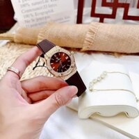 [Chính Hãng 100%] Đồng Hồ Nữ OLYM PIANUS CLASSIC FUSION OP990-45DDLS-GL-T Siz 34 Silver Dây Cao Su Máy Quartz (Pin) Full