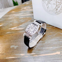 [Chính Hãng 100%] Đồng hồ Royal Crown Quartz 4670 - Đồng Hồ Nữ chính hãng mặt trắng dây da đen