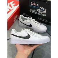 [CHÍNH HÃNG 100%] Giày Nike Court Royale AC 'White Black' BQ4222-103