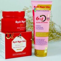 [Chính hãng 100%] KEM BODY BẠCH NGỌC LIÊN 2IN1 8PLUS 150gam+KEM LOTION 6IN1 DƯỠNG TRẮNG DA TỰ NHIÊN