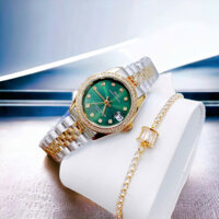 [Chính Hãng 100%] Sét Đồng Hồ Nữ  IBSO 1079 (S1079) Mặt Tròn Siz 32 Máy Quartz (Pin) Kính Sapphire Dây Kim Loại Full Box