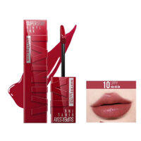 [CHÍNH HÃNG 100%] SON MAYBELLINE NEW YORK #10 NÂU ĐỎ ẤM