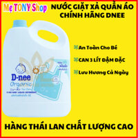 (Chính Hãng 100%)Nước Giặt Xả Quần ÁO Trẻ Em DNEE-Màu Xanh Dương(Can 3Lit)