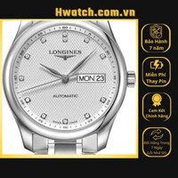 [Chính hãng 2] [Có sẵn]  Đồng Hồ Nam Longines Automatic L2.755.4.77.6 Dây Thép Vỏ Trắng Mặt Trắng