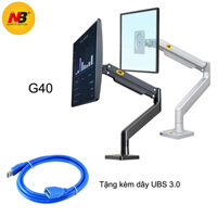 [Chính Hãng 2024] Chân Màn Hình Vi Tính NB G40 Dùng Cho Màn Hình Từ 22'' - 40'' inch Nhập Khẩu ( Phiên Bản Có Cổng USB )