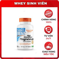 [Chính hãng] ( 240 viên ) DOCTOR'S BEST High Absorption Magnesium  bổ sung Magie hỗ trợ tim mạch, giảm nguy cơ đột quỵ