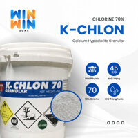 [Chính hãng] 45kg Clo khử trùng K-CHLON 70, Clo  xử lý nước hồ bơi, chlorine bột 70%, Clo bột bể bơi