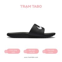 [CHÍNH HÃNG] 819352-001 - DÉP NỮ NIKE KAWA ALL BLACK - MÀU ĐEN