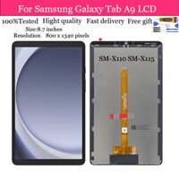 Chính Hãng 8,7 Inch Dành Cho Samsung Galaxy Tab A9 X110 X115 SM-X110 SM-X115 Màn Hình LCD Bộ Số Hóa Cảm Ứng Linh Kiện Thay Thế