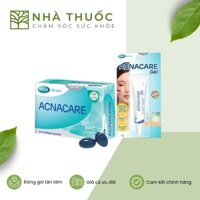 [Chính Hãng] Acnacre/ Acnacare Gel Viên uống giảm mụn, giảm nhờn, ngăn ngừa mụn tái phát