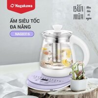 [Chính hãng] Ấm siêu tốc đa năng Nagakawa NAG0316 - Tích hợp 12 chức năng-Điều khiển cảm ứng