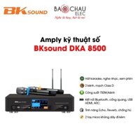 [CHÍNH HÃNG] Amply Karaoke, Nghe Nhạc, Xem Phim BKsound DKA 8500 - 2 Kênh - Công Suất 750W - Kèm Micro Không Dây