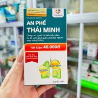 [Chính Hãng] An Phế Thái Minh - Giảm Đờm, Ho, Khó thở do viêm phế quản và phổi tắc nghẽn mạn tính lọ 80 viên