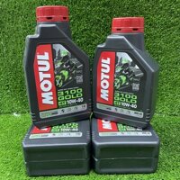 [Chính hãng] [Ảnh thật] Dầu nhớt MOTUL 3100 gold xe số 10w40 1L (mẫu mới)