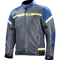 Chính Hãng Áo Giáp Bảo Hộ Lái Moto, Xe Máy LS2 Riva Man - S - Blue Dark Grey H-V Yellow