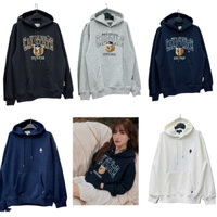 [Chính hãng] Áo khoác Hoodie Who.a.u basic hình in và thêu 2024, unisex, nỉ da cá, notag giấy, bao check store