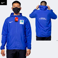 CHÍNH HÃNG - Áo khoác thể thao nam Njke Essential Standard Chartered Men's Running Jacket Authentic - Blue