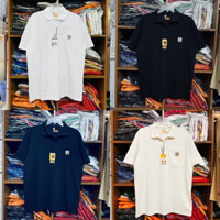 [CHÍNH HÃNG]- Áo POLO CARHARTT (màu be, trắng, đen, than)