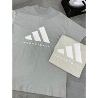 [Chính hãng] Áo thun Adidas Basketball tay lửng unisex sang xịn mịn***