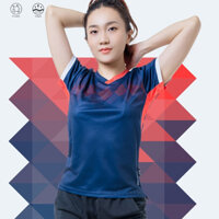 Chính hãng - ÁO THUN CẦU LÔNG, TENNIS NỮ VINA AUTHENTIC AVT60, TRANG PHỤC THẺ THAO CHUẨN THI ĐẤU, ỨNG DỤNG CAO HÀNG NGÀY
