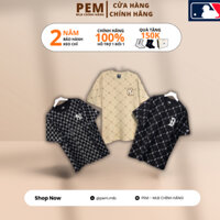 [Chính hãng] Áo thun New era x Mlb chính hãng mono gram, logo ny cực hót, giá tốt