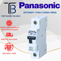 (CHÍNH HÃNG) Aptomat Panasonic 1 pha 10A,16A, 20A, 25A, 32A, 40A, 50A, 63A - CB Panasonic 1 cực