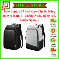 [Chính Hãng] Balo Laptop 17 inch Cao Cấp Đa Năng Reeyee R2R17 - Chống Nước, Rộng Rãi, Nhiều Ngăn,...
