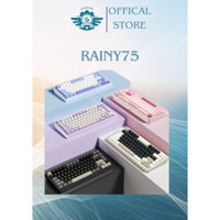 [Chính Hãng] Bàn Phím Cơ Không Dây Rainy75 - Nhôm CNC, Mạch Xuôi, 3 Mode, Hotswap, Keycap PBT, RGB
