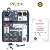 [Chính Hãng] Bàn Trộn Mixer Soundcraft Notepad 5 - 5 Channel Stereo Mixing Console Phòng Thu Studio Mix Notepad-5