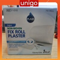 [Chính hãng] Băng Keo Cuộn Co Giãn PLAID FIX ROLL PLASTER 10cm x 10m (1 Cuộn)