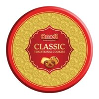 CHÍNH HÃNG - Bánh hộp sắt Omeli classic có túi xách 362g