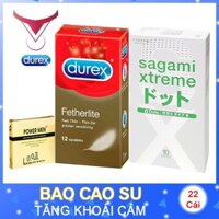 [Chính Hãng] Bao cao su Durex Sagami bộ 22 Bao BCS