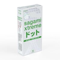 [CHÍNH HÃNG] BAO CAO SU GÂN BI - SAGAMI Xtreme White (hộp 10) - MADE IN JAPAN
