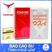 [Chính Hãng] Bao cao su Sagami Xtreme Super Thin bộ 22 bao BCS