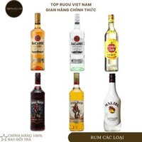 [Chính Hãng] Barcadi White - Gold - Morgan Dark - Spiced Gold - Havana Club 700 - 1000ml [Hàng Thật]