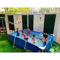 (Chính hãng) Bể bơi khung kim loại 2M2 IN-TEX , BEST-WAY ,bể bơi cho bé, BH 3 NĂM , Qùa : phao , bóng