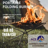 [Chính hãng] Bếp nướng/Giá đỡ than củi gấp gọn Naturehike NH20SK001