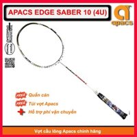Chính hãng BH-[Vợt cầu lông Apacs Edge Saber 10 - 4U]