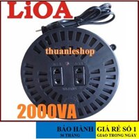 [CHÍNH HÃNG] Biến áp lioa 2000VA đổi nguồn 220v sang 100v, Biến áp tự ngẫu 2000va DN020