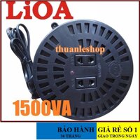 [CHÍNH HÃNG] Biến áp lioa 1500VA đổi nguồn 220v sang 100v, Biến áp tự ngẫu 1500va DN015